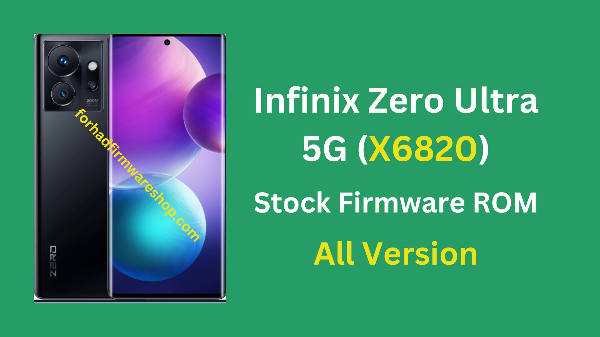 Infinix X6820 Stock Firmware ROM (Flash File)