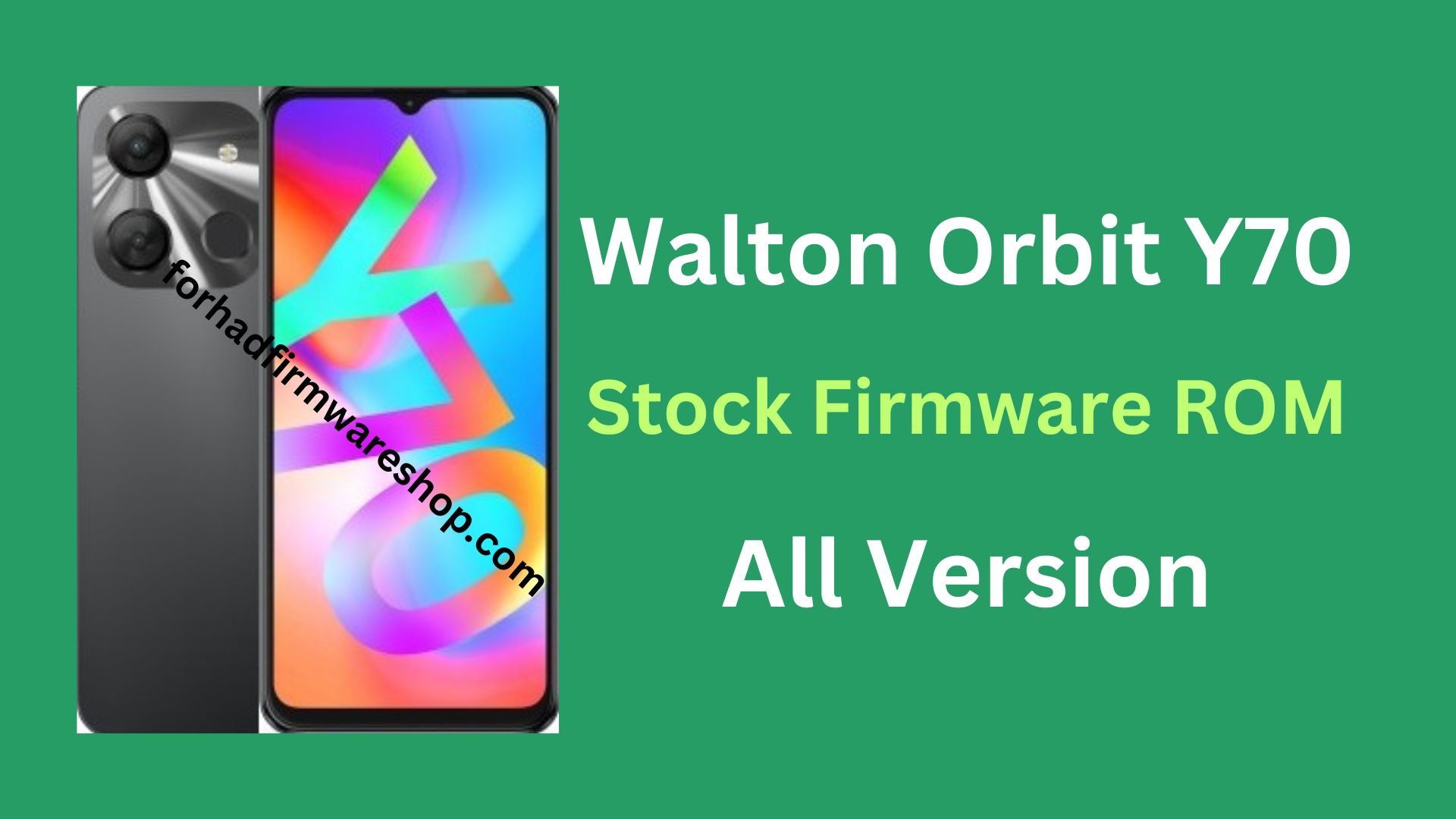 Walton Orbit Y70 Flash File (Stock Firmware ROM)