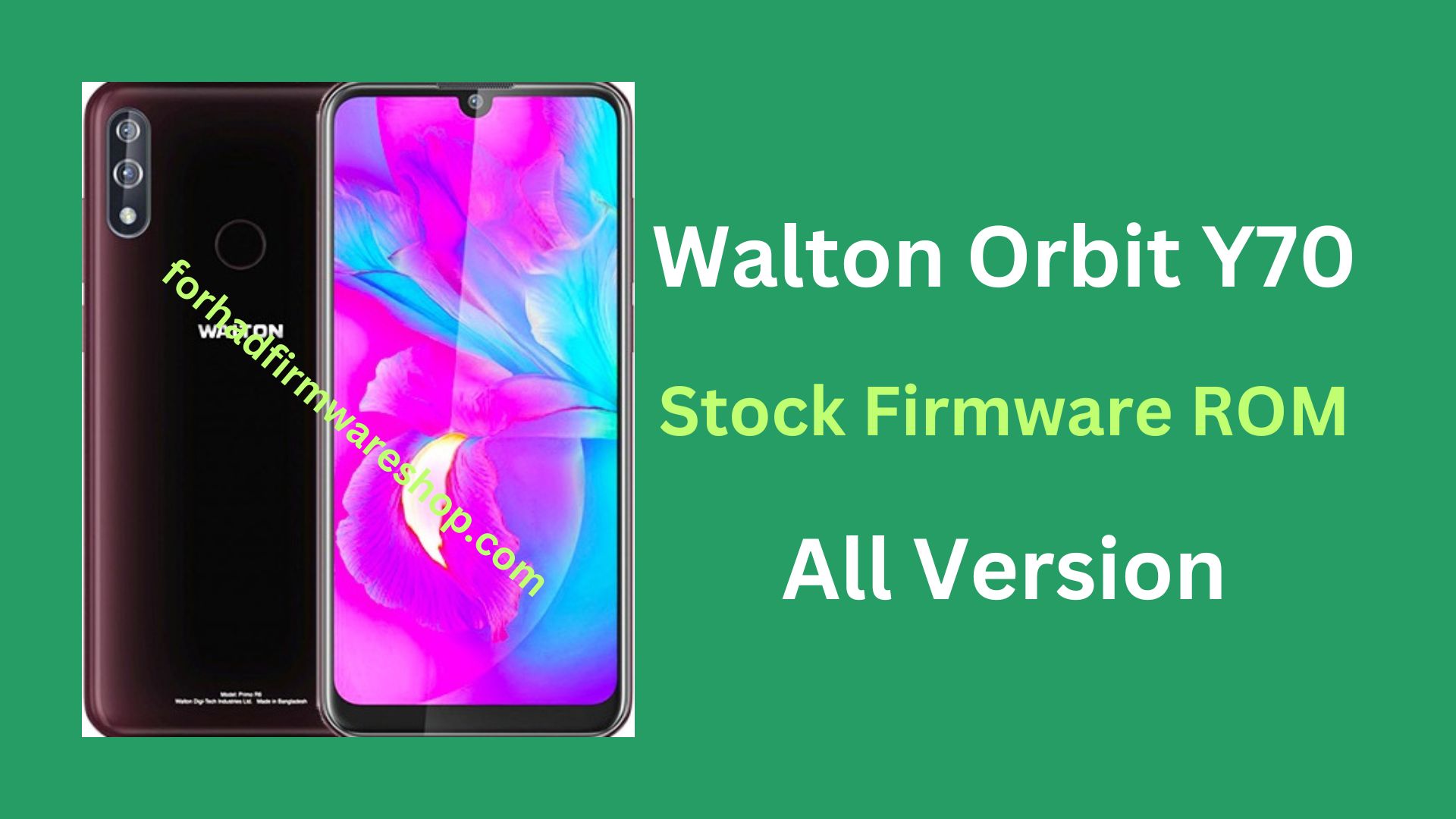 Walton Primo R6 Max Flash File (Stock Firmware ROM)