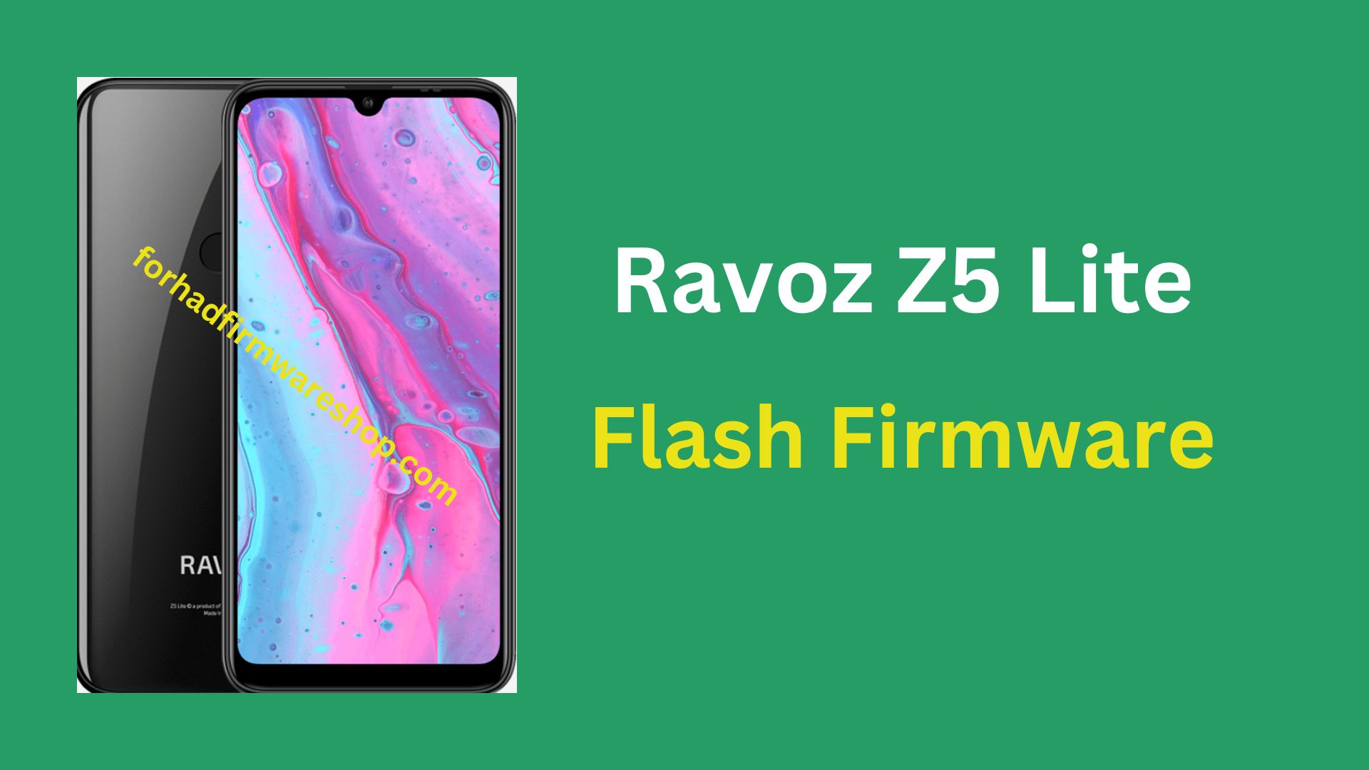 Ravoz Z5 Lite Stock Firmware ROM (Flash File)