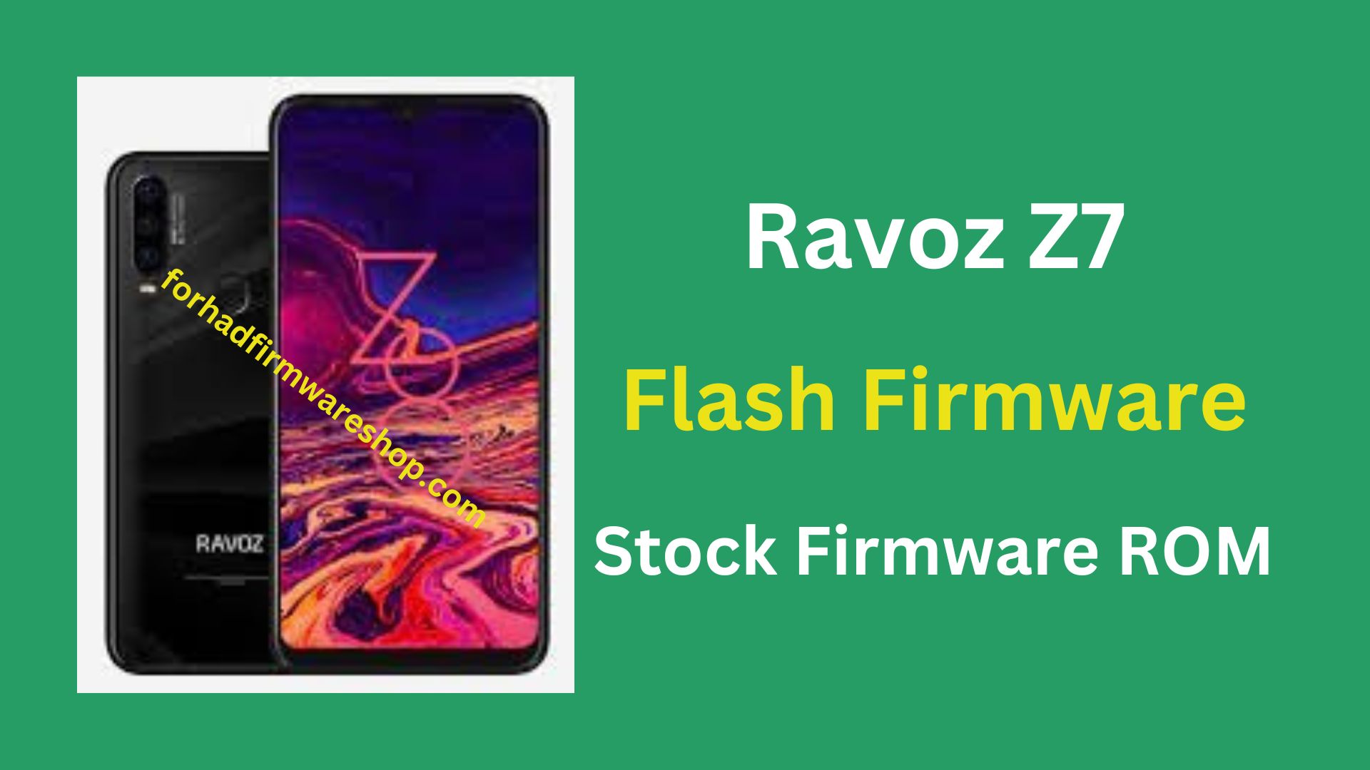 Ravoz Z8 Stock Firmware ROM (Flash File)