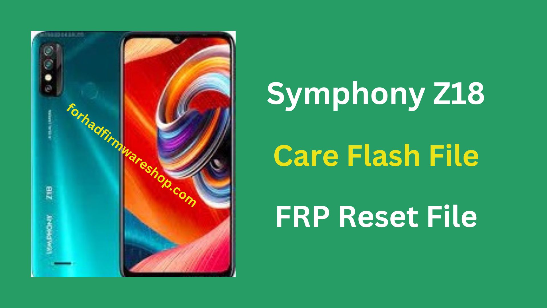 Symphony Z18 Flash File (Stock Firmware ROM)