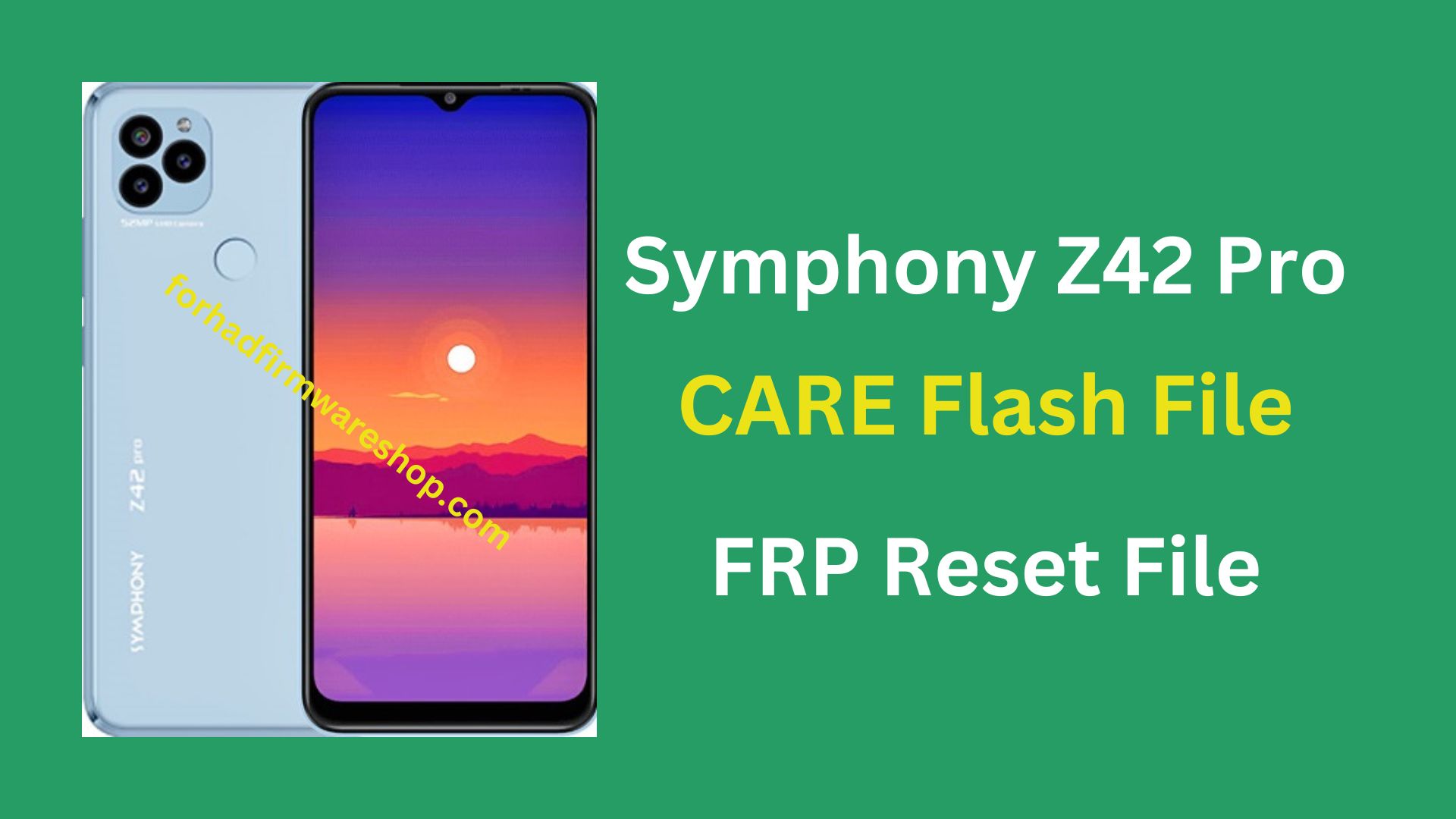 Symphony Z42 Pro Stock Firmware ROM (Flash File)