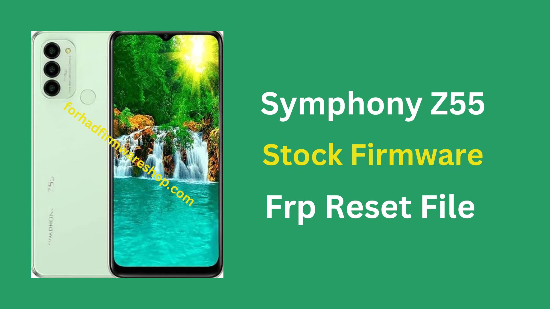 Symphony Z55 Stock Firmware ROM (Flash File)