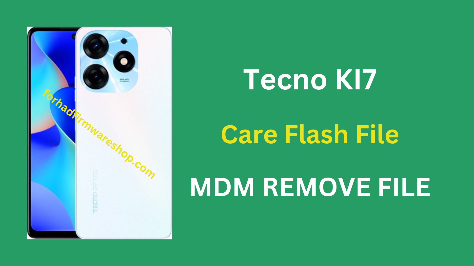 Tecno Spark 10 Pro KI7 Stock Firmware ROM (Flash File)