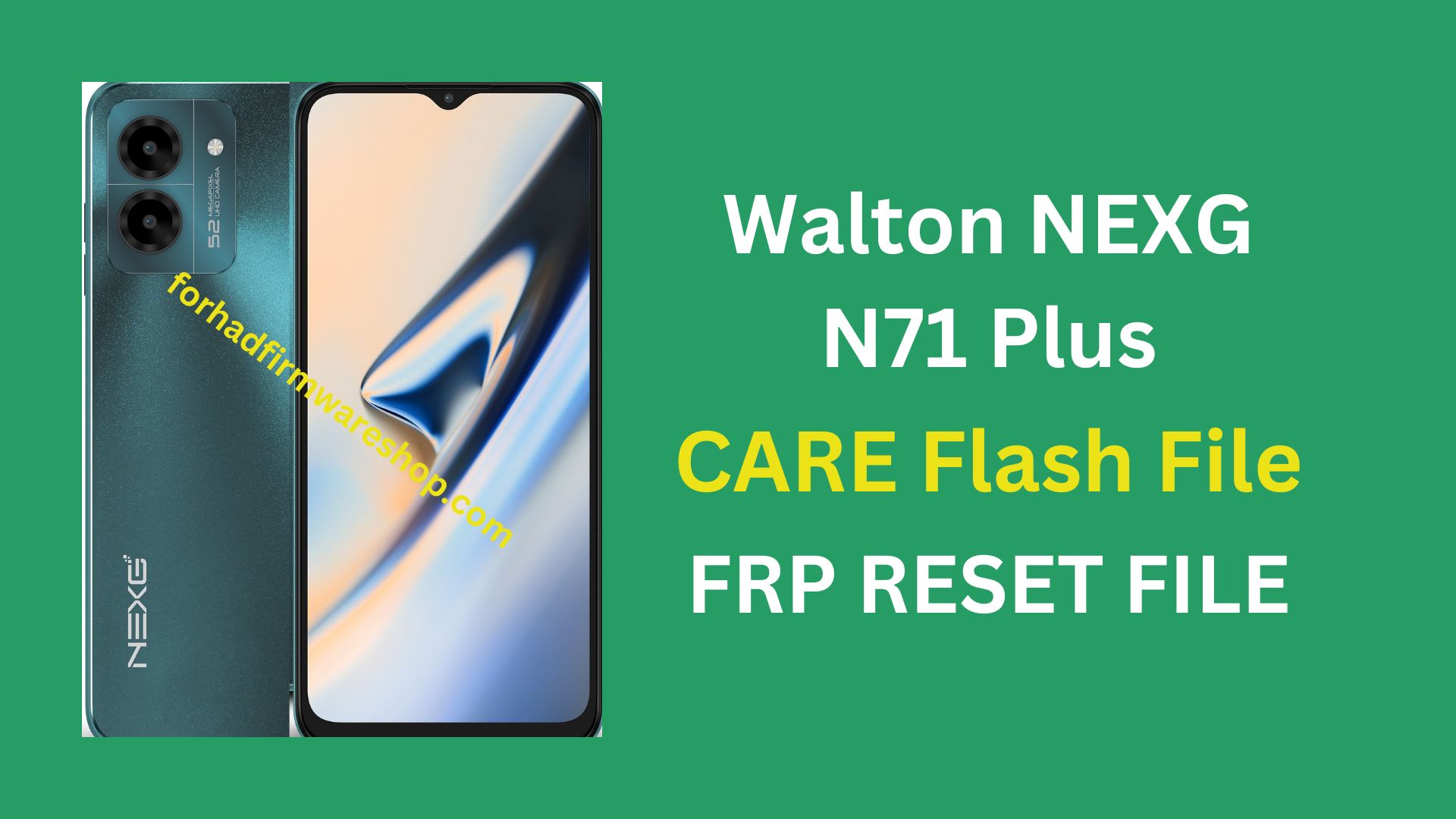 Walton NEXG N71 Plus Frp Stock Firmware ROM (Flash File)