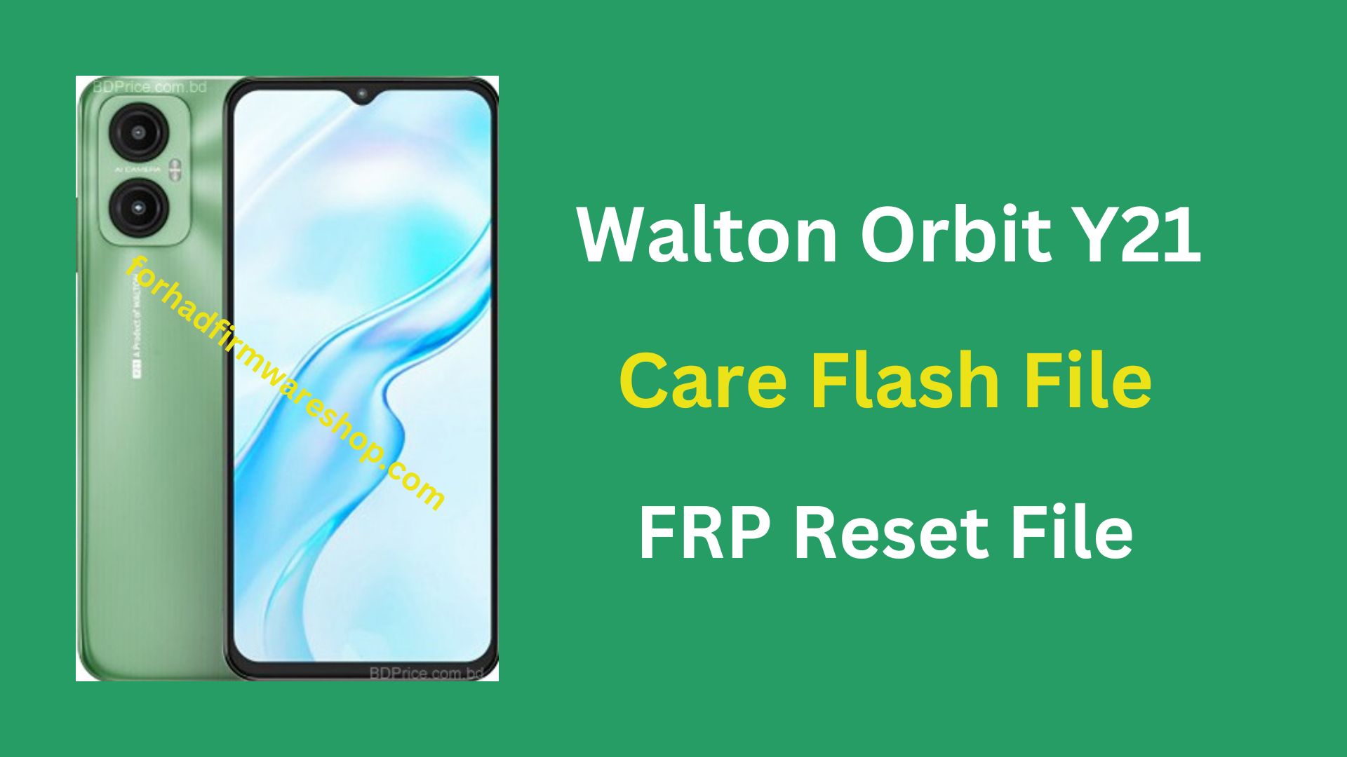 Walton Orbit Y21 Frp Stock Firmware ROM (Flash File)