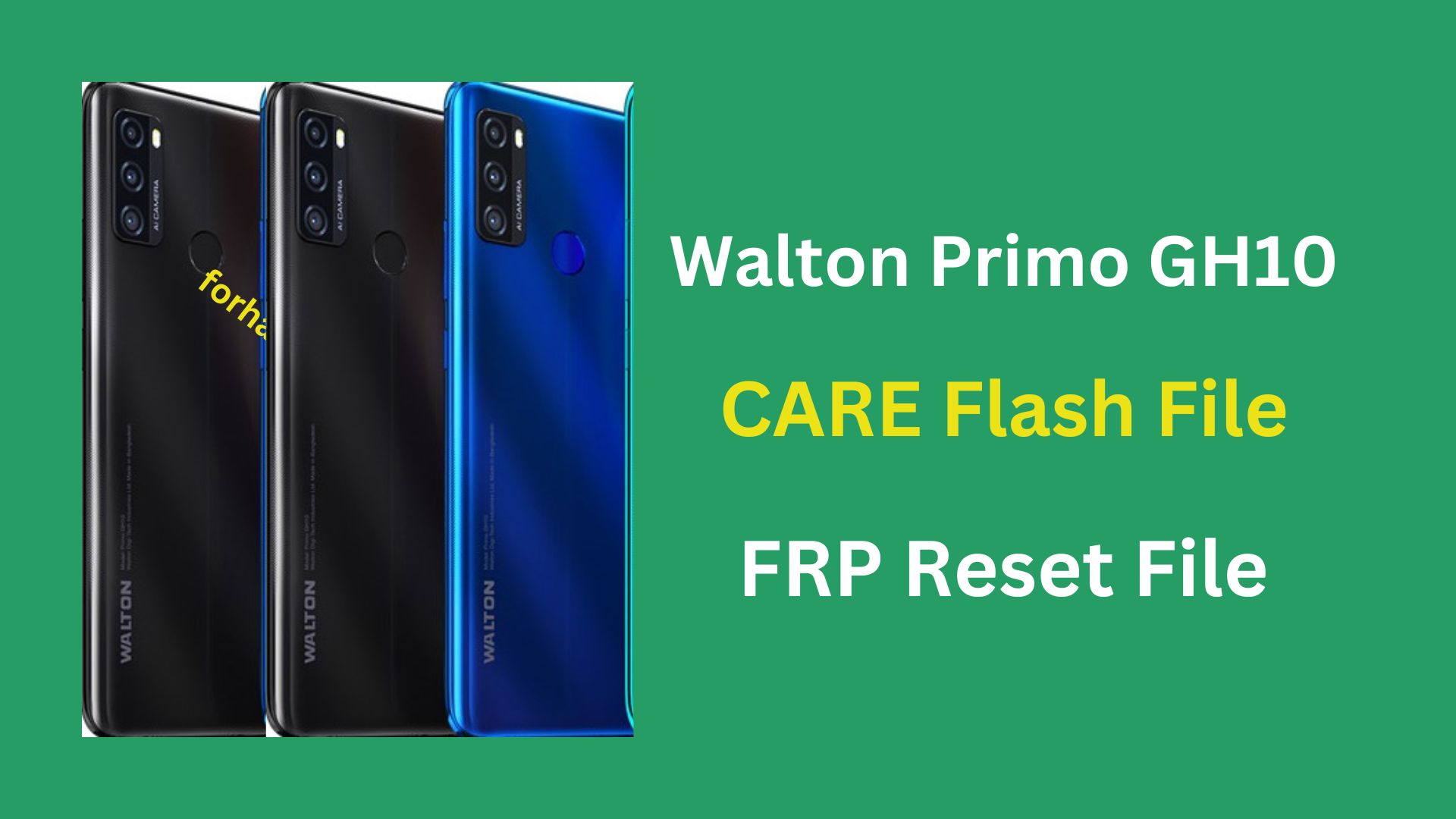 Walton Primo GH10 FRP Stock Firmware ROM (Flash File)