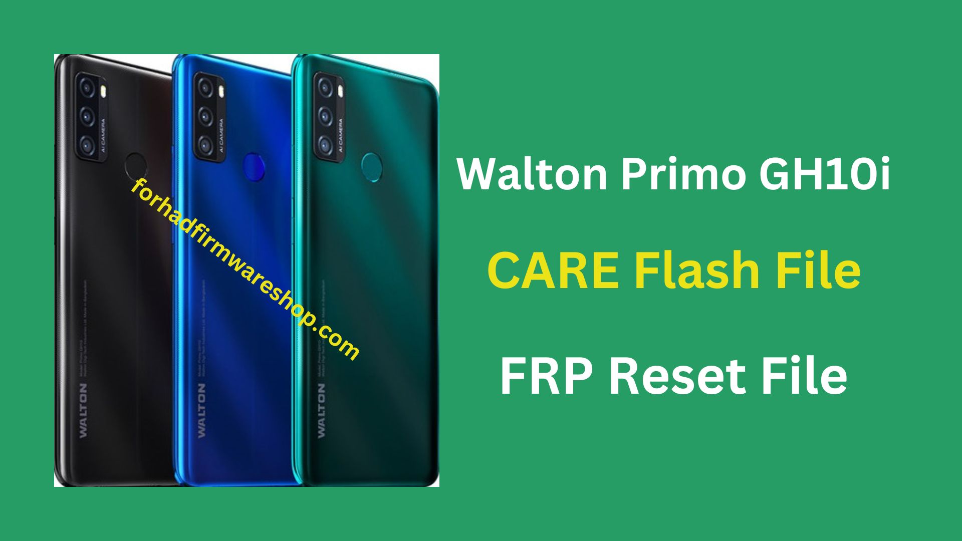 Walton Primo GH10i FRP Stock Firmware ROM (Flash File)