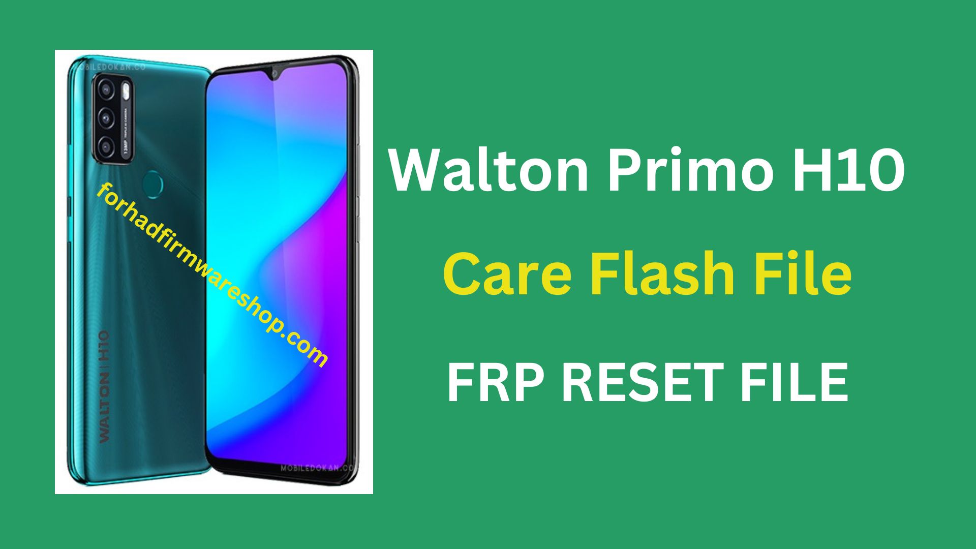 Walton Primo H10 Stock Firmware ROM (Flash File)