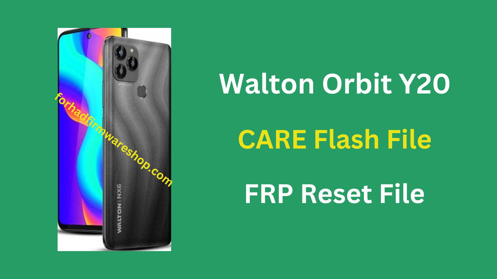 Walton Primo NX6 Stock Firmware ROM (Flash File)