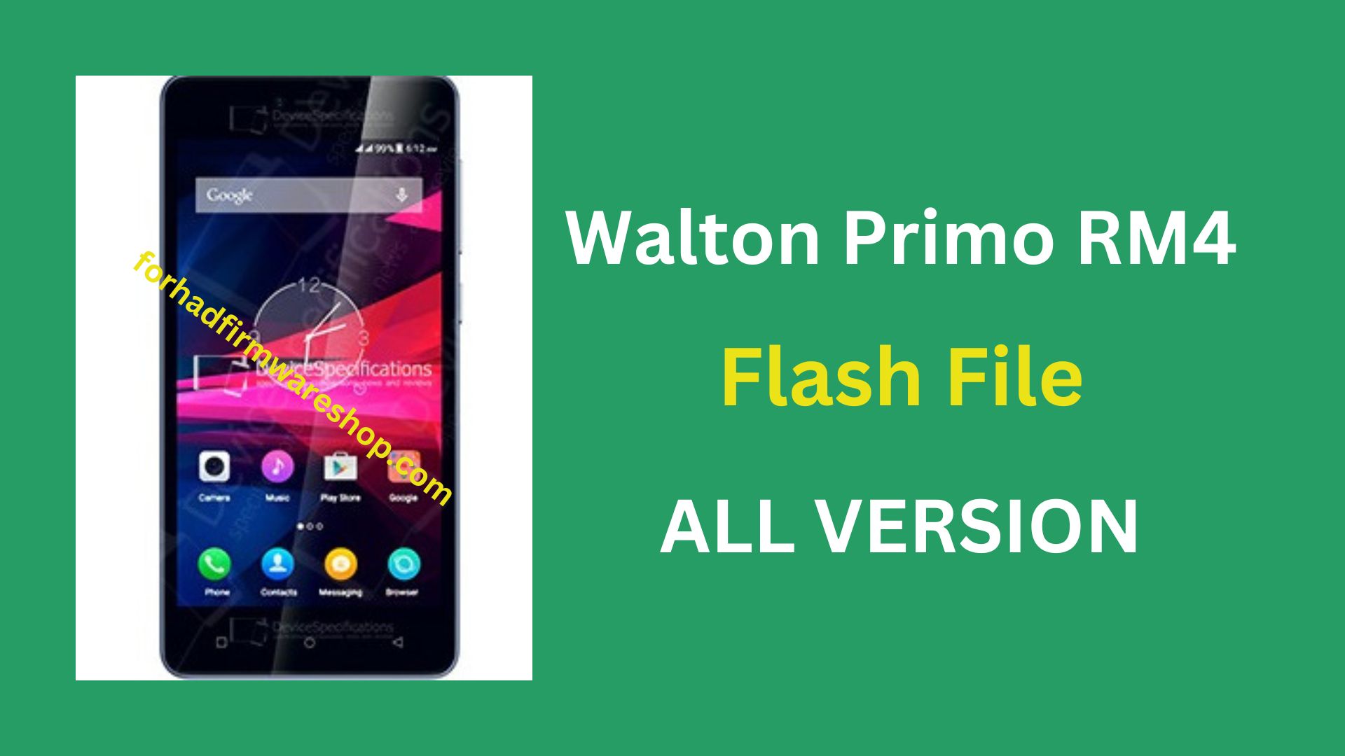 Walton Primo RM2 Stock Firmware ROM (Flash File)