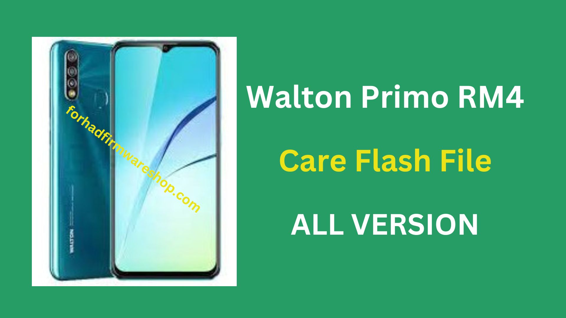 Walton Primo RM4 Stock Firmware ROM (Flash File)