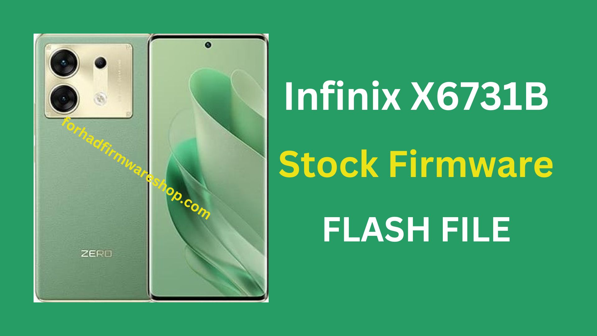 Infinix X6731B Stock Firmware ROM (Flash File)