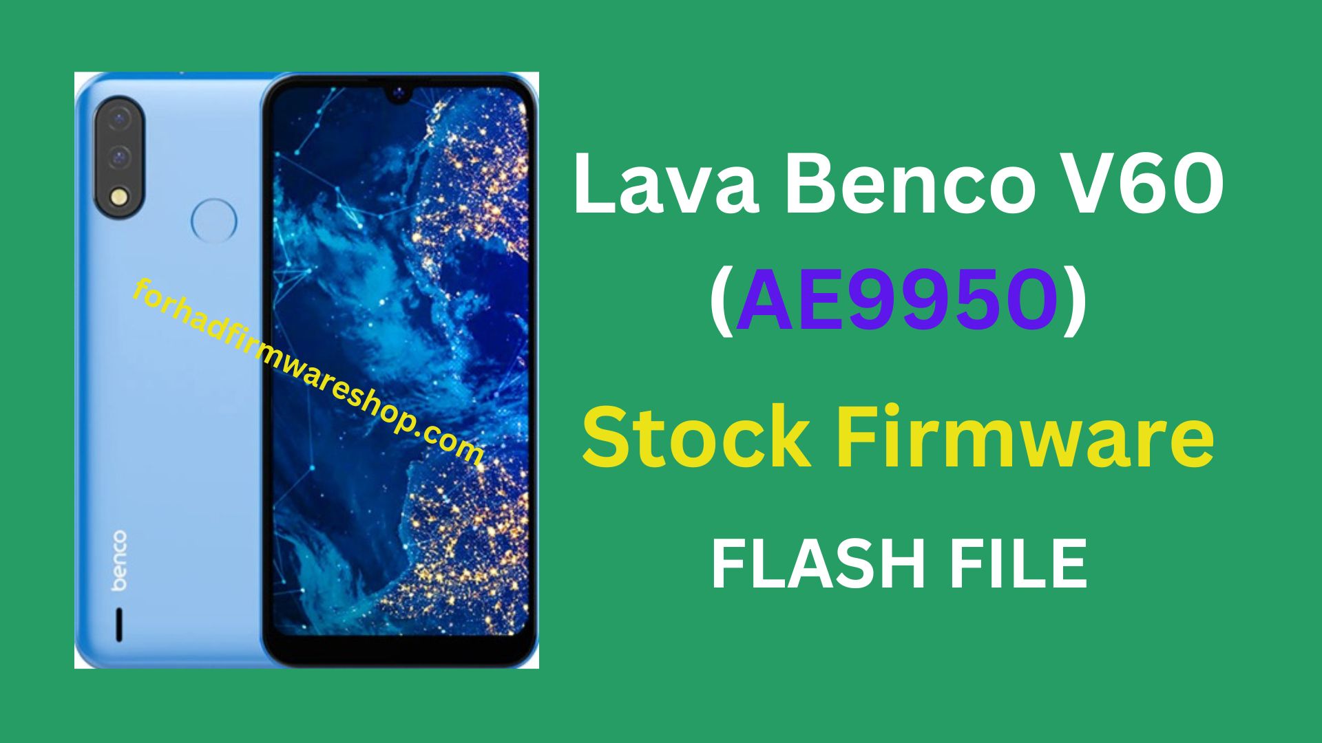 Lava Benco V60 AE9950 Stock Firmware ROM (Flash File)