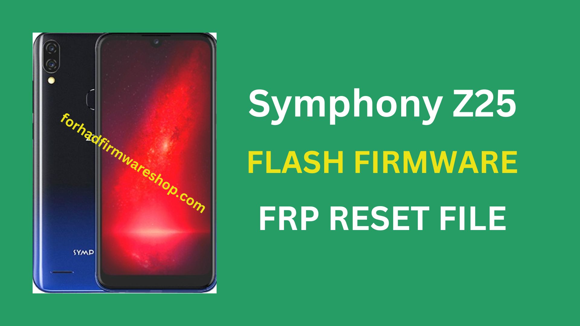 Symphony Z25 Stock Firmware ROM (Flash File)