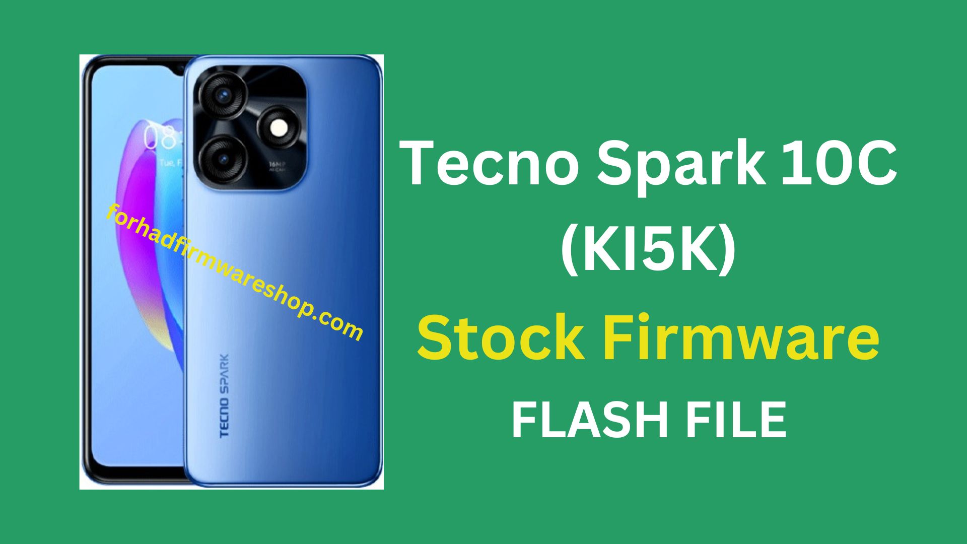 Tecno KI5K Stock Firmware ROM (Flash File)