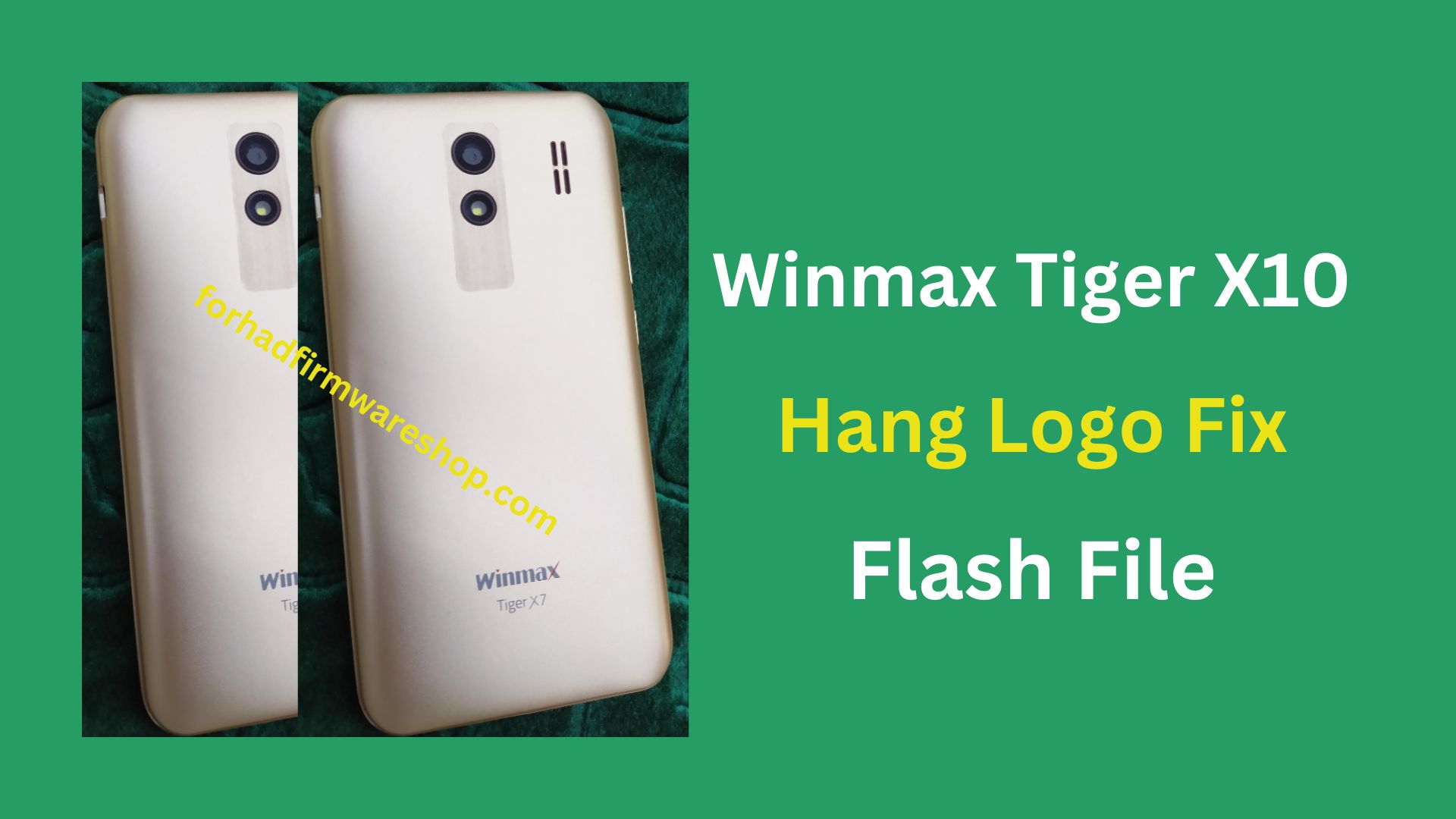 Winmax Tiger X7 Stock Firmware ROM (Flash File)