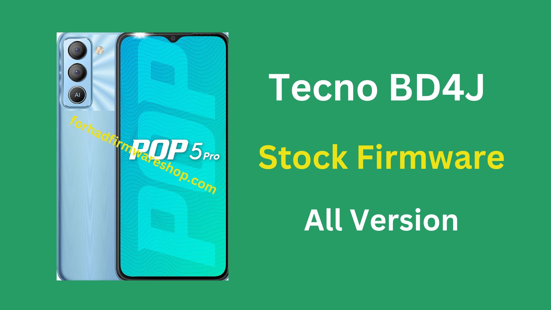 Tecno BD4j Stock Firmware ROM (Flash File)