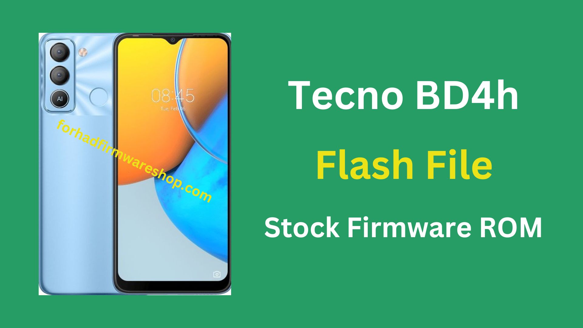 Tecno BD4h Stock Firmware ROM (Flash File)