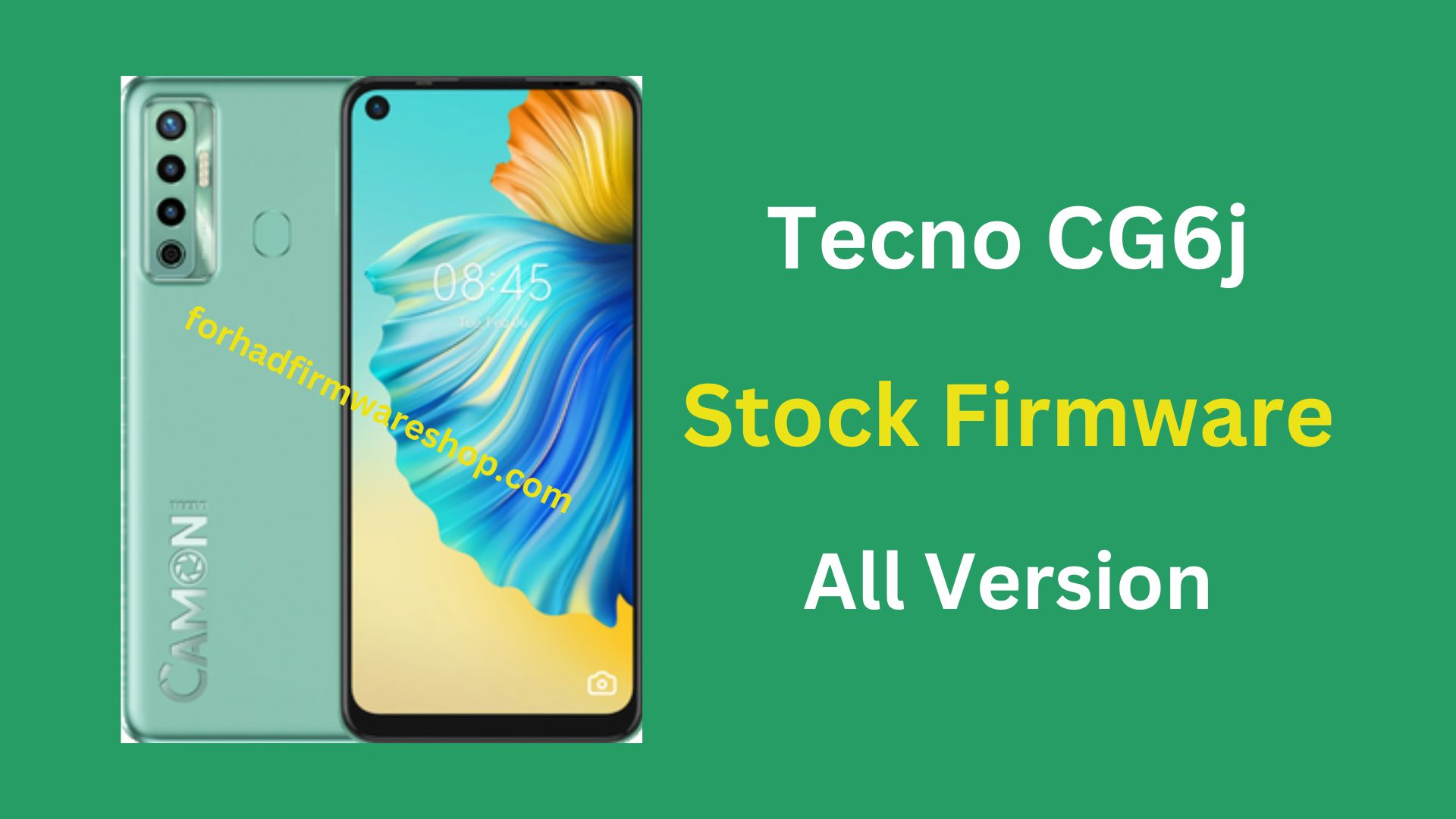 Tecno CG6j Stock Firmware ROM (Flash File)