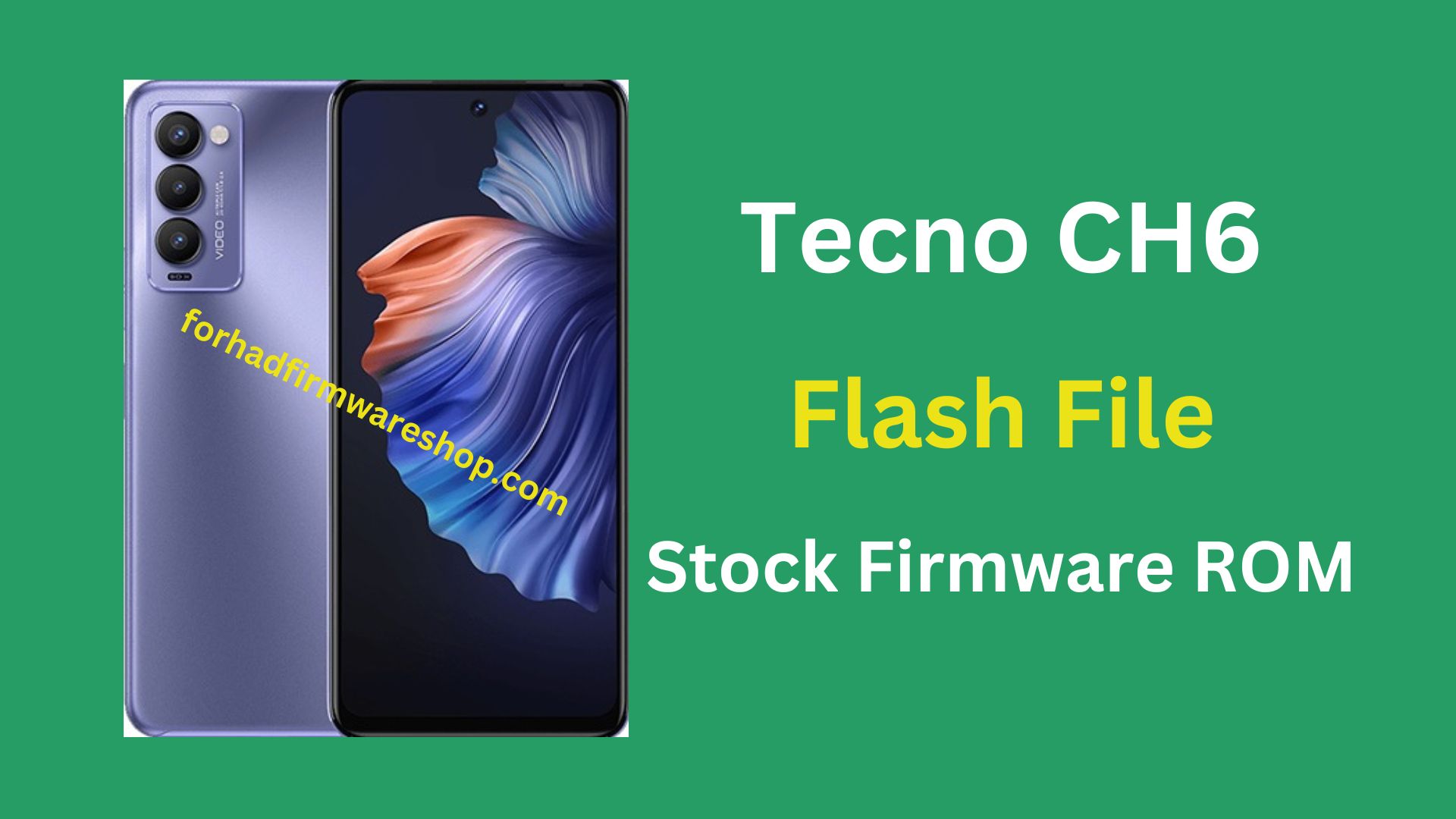 Tecno CH6 Stock Firmware ROM (Flash File)