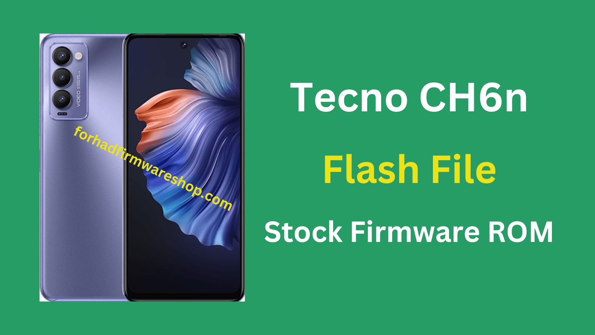 Tecno CH6n Stock Firmware ROM (Flash File)