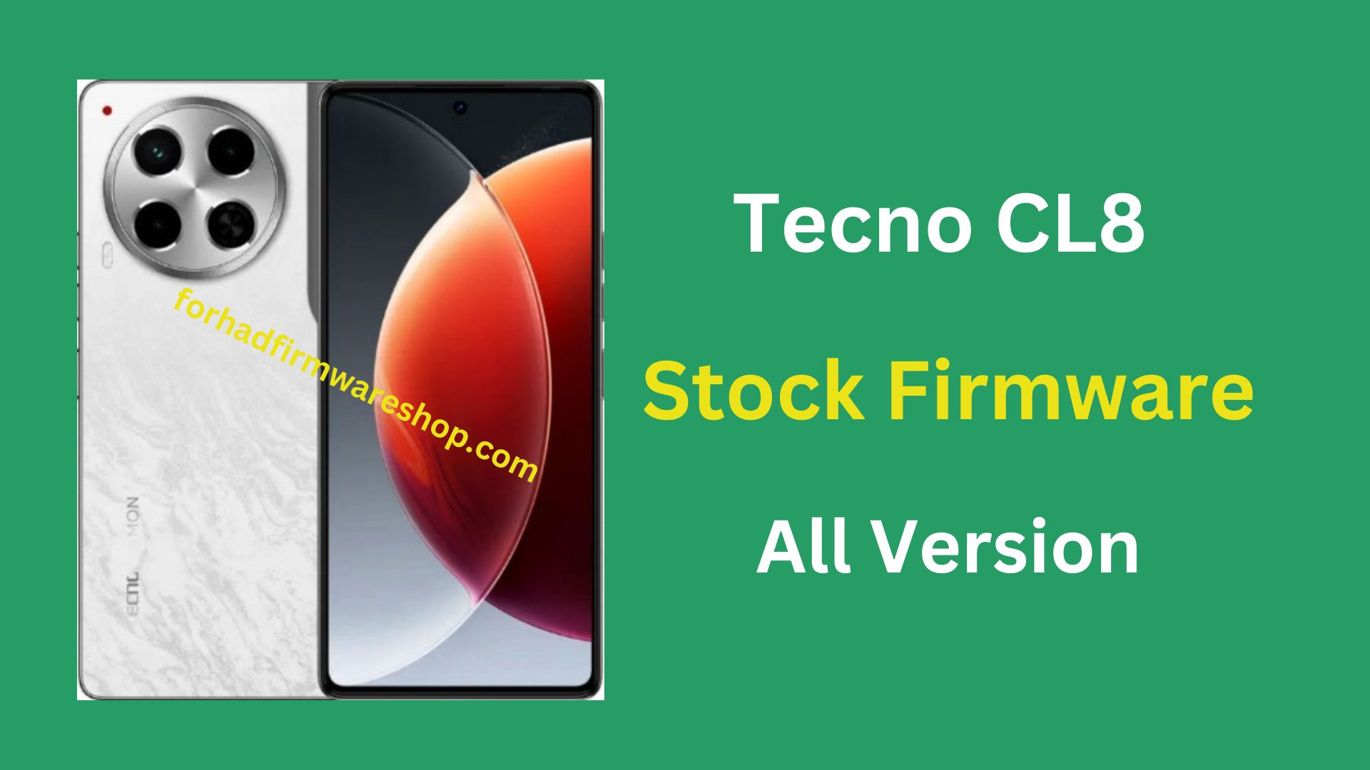 Tecno CL8 Stock Firmware ROM (Flash File)