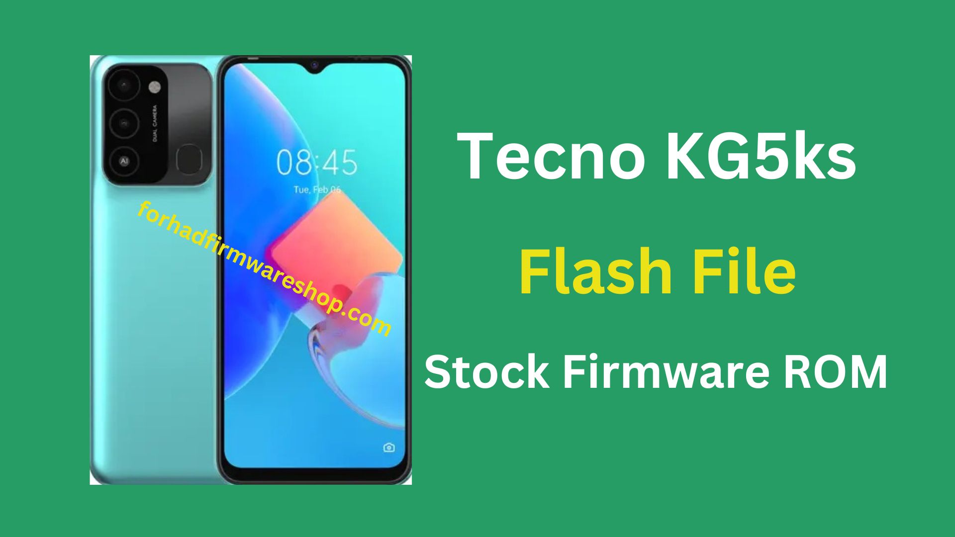 Tecno KG5ks Stock Firmware ROM (Flash File)