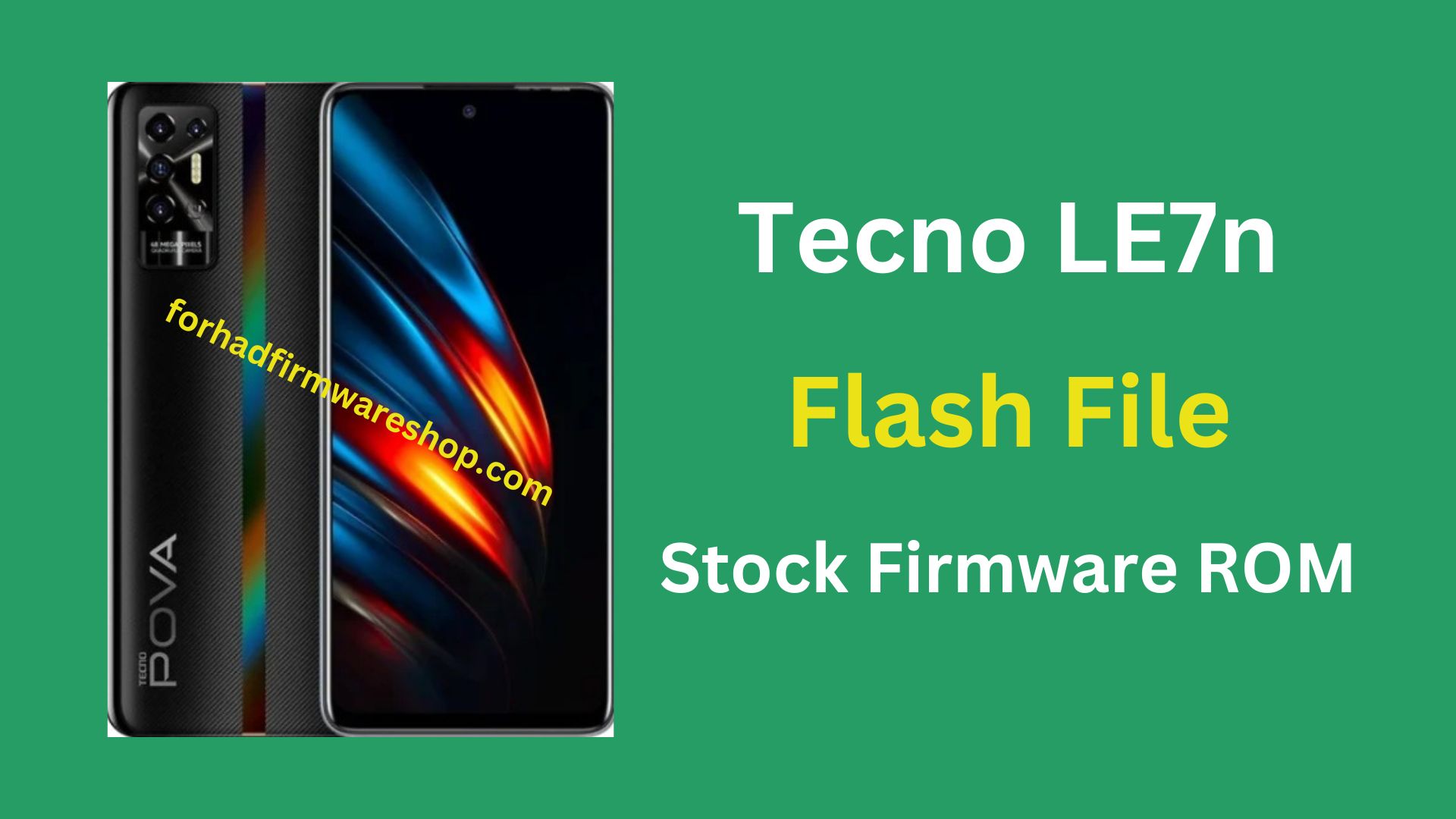 Tecno LE7n Stock Firmware ROM (Flash File)