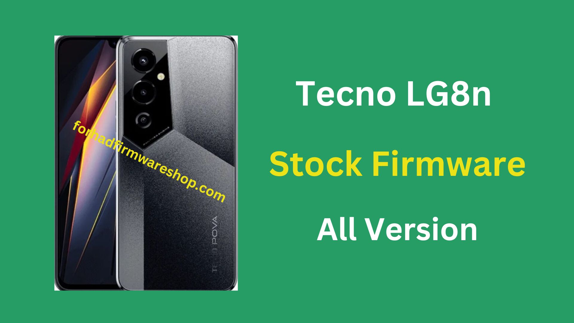 Tecno LG8n Stock Firmware ROM (Flash File)