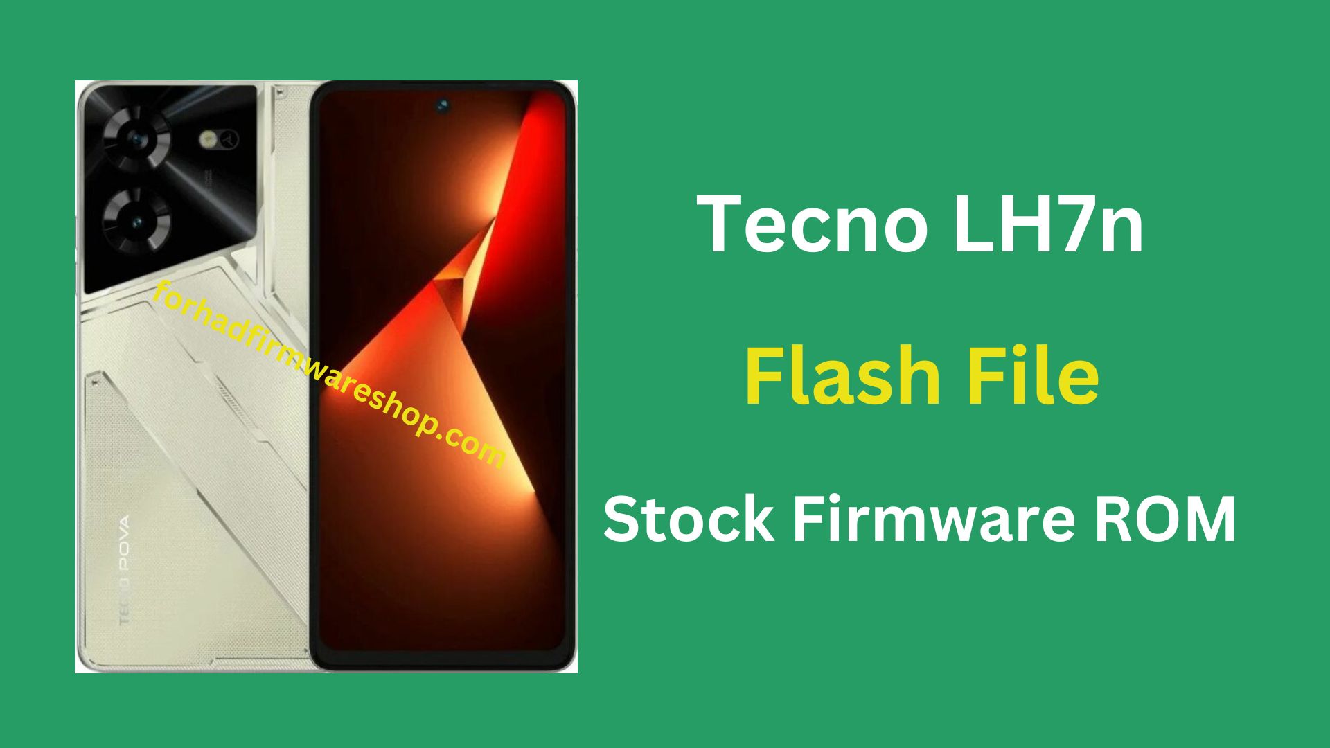 Tecno LH7n Stock Firmware ROM (Flash File)