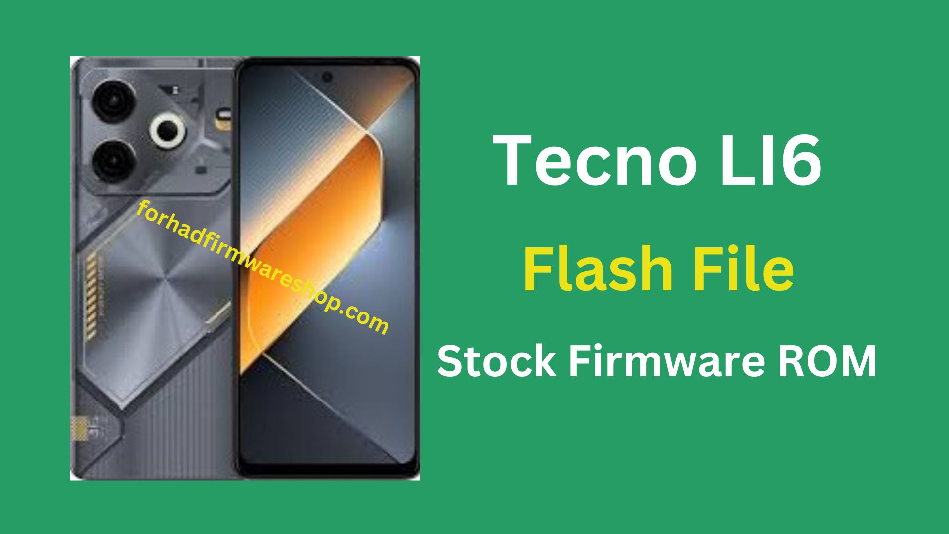 Tecno LI6 Stock Firmware ROM (Flash File)