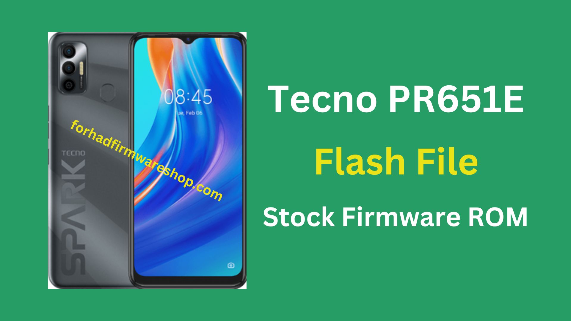 Tecno PR651E Stock Firmware ROM (Flash File)