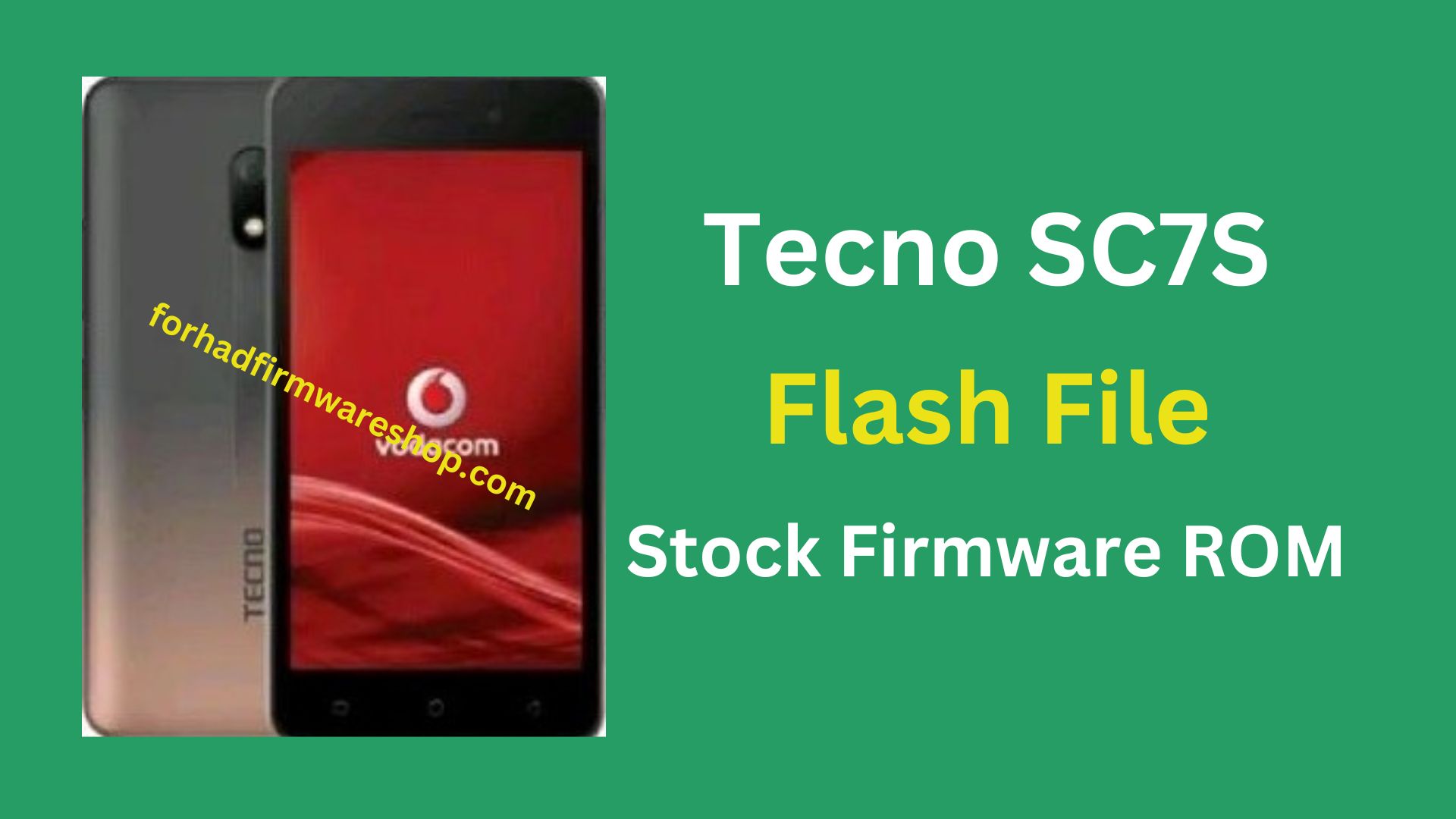 Tecno SC7S Stock Firmware ROM (Flash File)