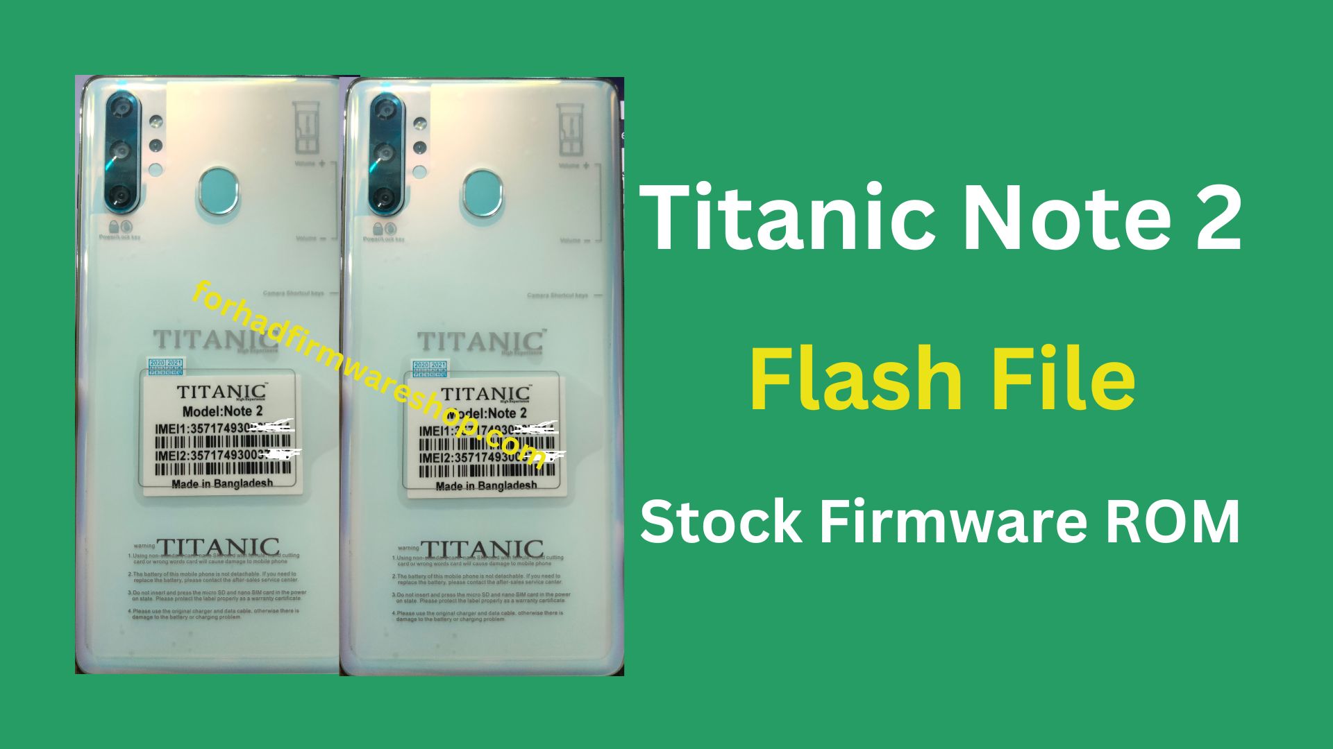 Titanic Note 2 Stock Firmware ROM (Flash File)