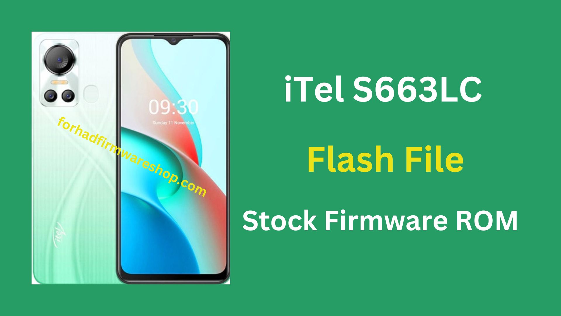 iTel S663LC Stock Firmware ROM (Flash File)