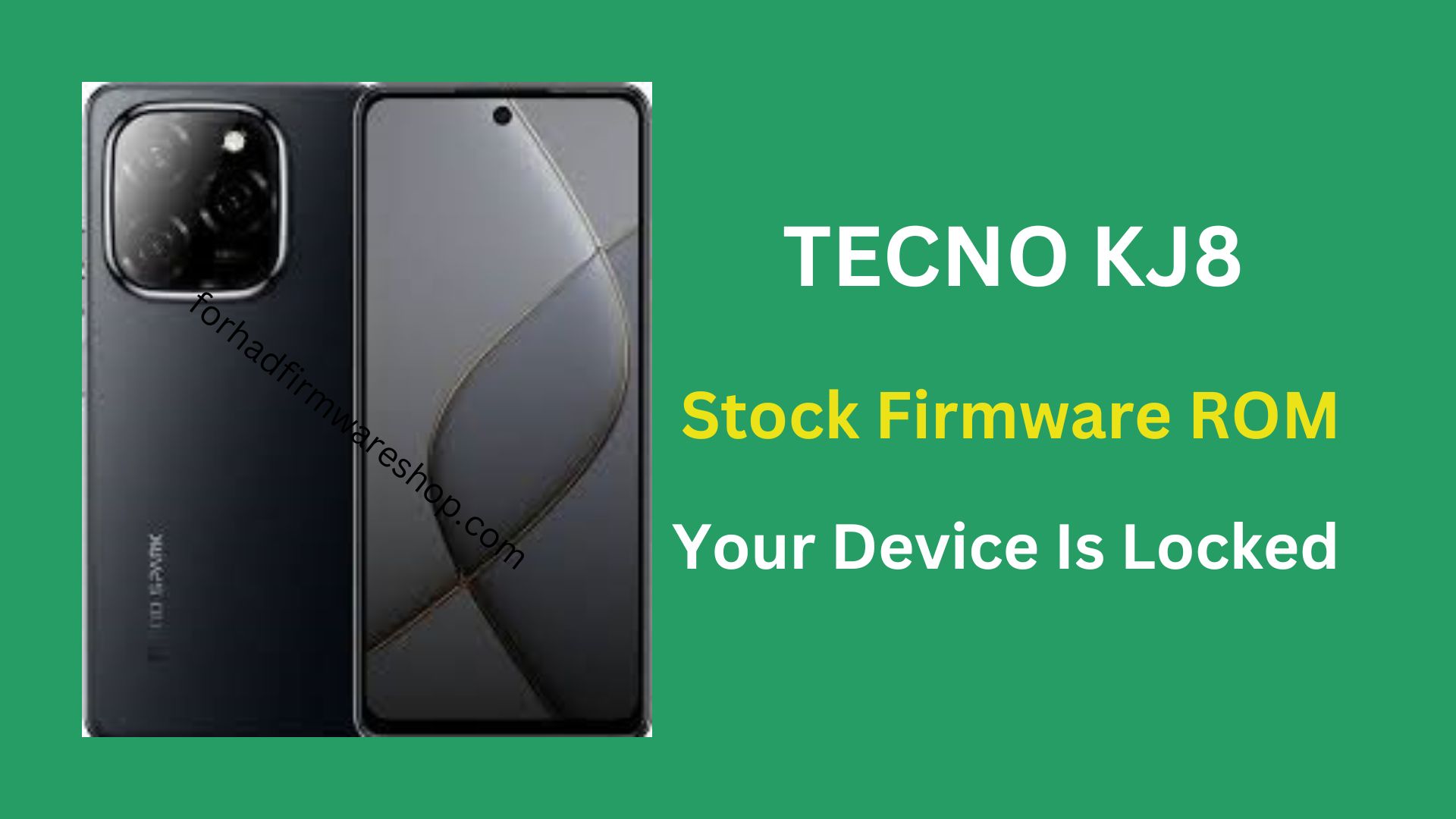 TECNO KJ8 Stock Firmware ROM (Flash File)