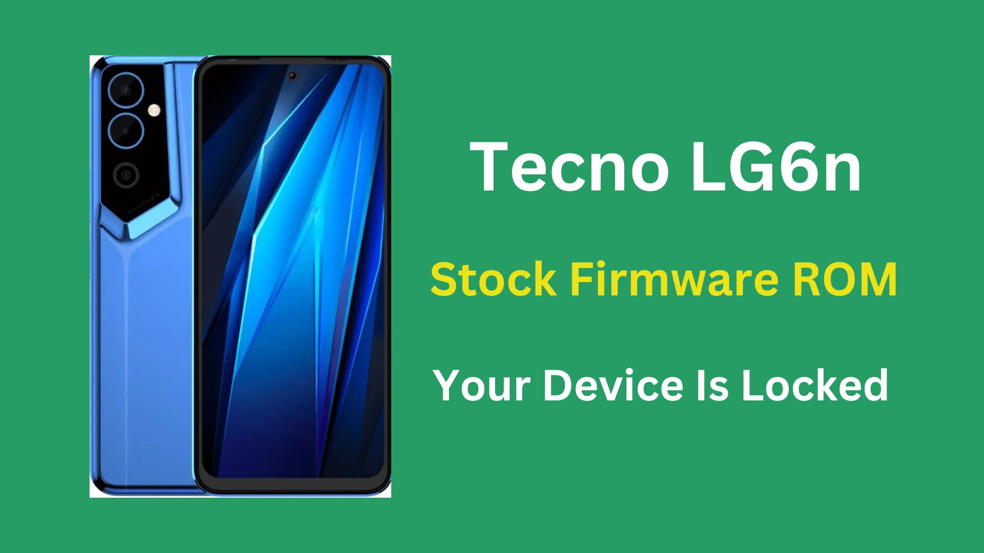 Tecno LG6n Stock Firmware ROM (Flash File)