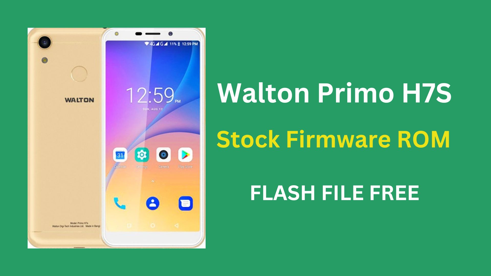 Walton Primo H7S Stock Firmware ROM (Flash File) Free