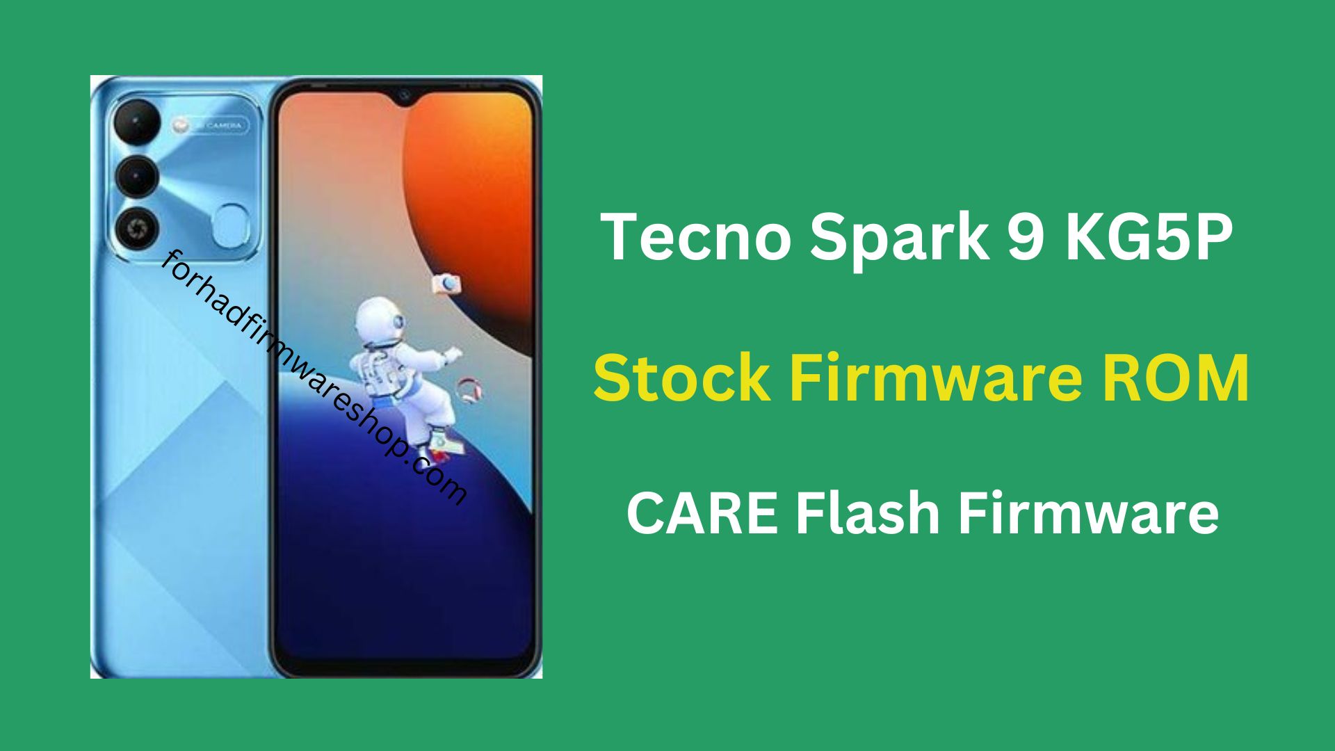 Tecno Spark 9 KG5P Stock Firmware ROM (Flash File)